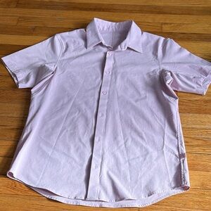 Lululemon Men's Light Pink Short Sleeve Shirt